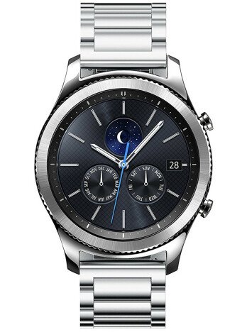 Curea metalica Smartwatch Samsung Galaxy Watch 46mm, Samsung Watch Gear S3, iUni 22 mm Otel Inoxidab